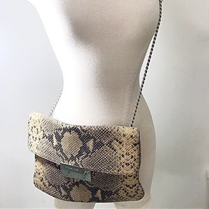 Michael Kors Snakeskin Crossbody/Clutch